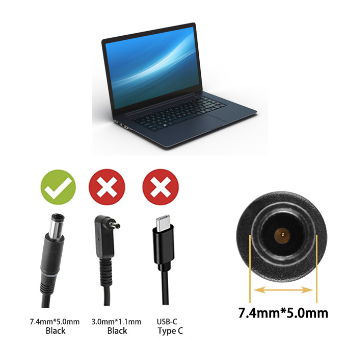 130W XFVK Laptop Replacement Charger for 7559 P57F With Power Cord
